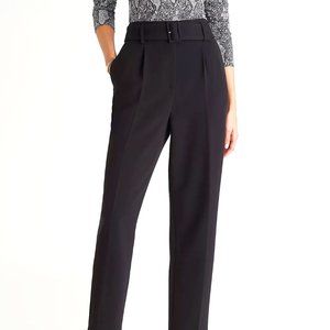 NWT Ann Taylor Belted Tapered Trouser Pants 4